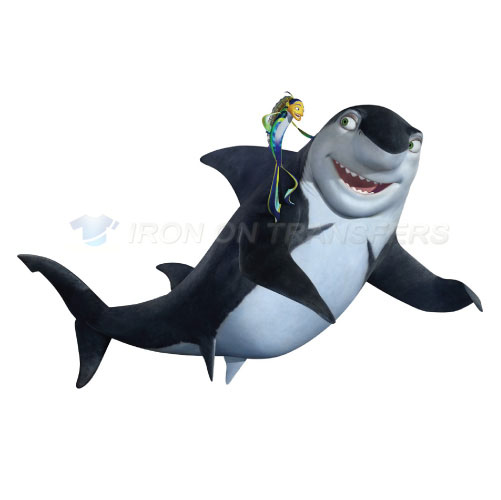 Shark Tale Iron-on Stickers (Heat Transfers)NO.3415